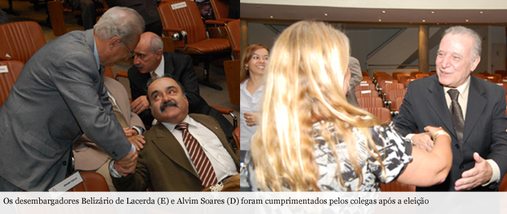 Belizário de Lacerda e Alvim Soares são eleitos para a Corte