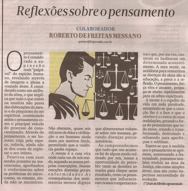 Reflexões sobre o Pensamento